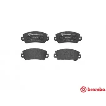 Jeu de 4 plaquettes de frein avant BREMBO P 23 013