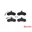 Jeu de 4 plaquettes de frein avant BREMBO P 23 022 - Visuel 1