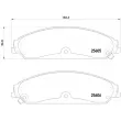 Jeu de 4 plaquettes de frein avant BREMBO P 23 149 - Visuel 2