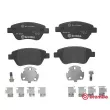 Jeu de 4 plaquettes de frein avant BREMBO P 23 169 - Visuel 1