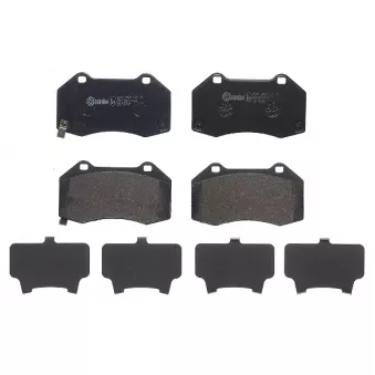 Jeu de 4 plaquettes de frein avant BREMBO P 23 182