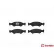 Jeu de 4 plaquettes de frein avant BREMBO P 24 016 - Visuel 1