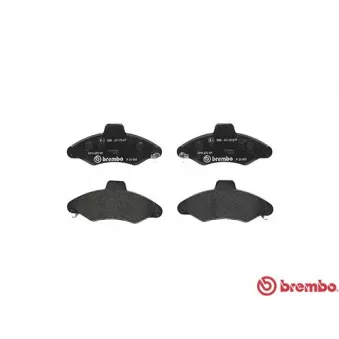 Jeu de 4 plaquettes de frein avant BREMBO P 24 045