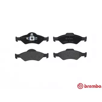 Jeu de 4 plaquettes de frein avant BREMBO P 24 054