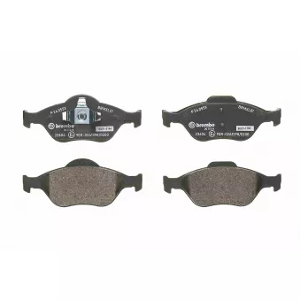 Jeu de 4 plaquettes de frein avant BREMBO P 24 055X