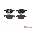 Jeu de 4 plaquettes de frein avant BREMBO P 24 061 - Visuel 1