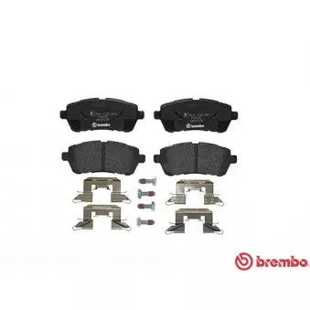 Jeu de 4 plaquettes de frein avant BREMBO P 24 072