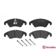 Jeu de 4 plaquettes de frein avant BREMBO P 24 074 - Visuel 1