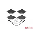 Jeu de 4 plaquettes de frein avant BREMBO P 24 147 - Visuel 1