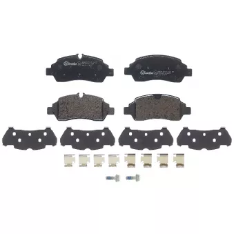 Jeu de 4 plaquettes de frein arrière BREMBO P 24 209