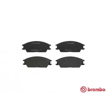 Jeu de 4 plaquettes de frein avant BREMBO P 30 001