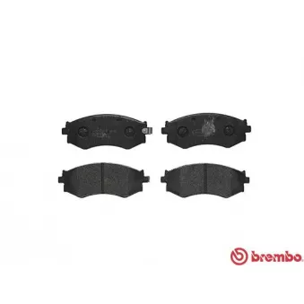 Jeu de 4 plaquettes de frein avant BREMBO P 30 002