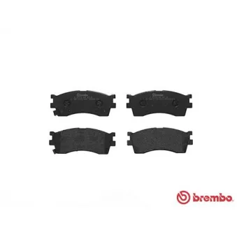 Jeu de 4 plaquettes de frein avant BREMBO P 30 016