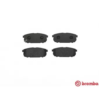 Jeu de 4 plaquettes de frein arrière BREMBO P 30 023
