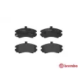 Jeu de 4 plaquettes de frein avant BREMBO P 30 029 - Visuel 1