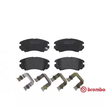 Jeu de 4 plaquettes de frein avant BREMBO P 30 043