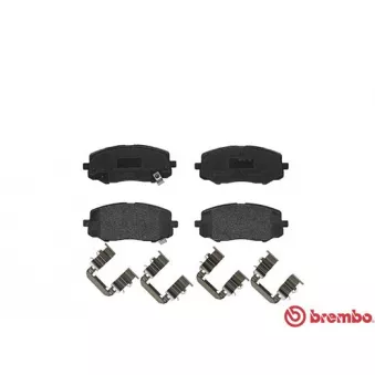 Jeu de 4 plaquettes de frein avant BREMBO P 30 045