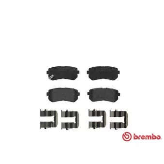 Jeu de 4 plaquettes de frein arrière BREMBO P 30 046