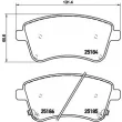 Jeu de 4 plaquettes de frein avant BREMBO P 30 064 - Visuel 2