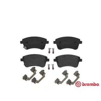 Jeu de 4 plaquettes de frein avant BREMBO P 30 064