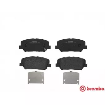 Jeu de 4 plaquettes de frein avant BREMBO P 30 065