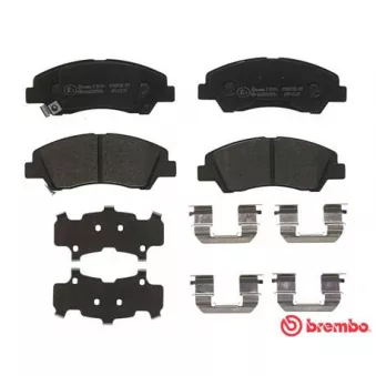 Jeu de 4 plaquettes de frein avant BREMBO P 30 076