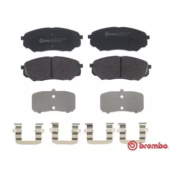 Jeu de 4 plaquettes de frein avant BREMBO P 30 086