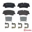 Jeu de 4 plaquettes de frein arrière BREMBO P 30 089 - Visuel 1