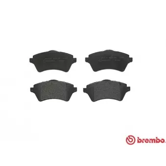 Jeu de 4 plaquettes de frein avant BREMBO P 44 011