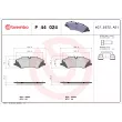 Jeu de 4 plaquettes de frein avant BREMBO P 44 024 - Visuel 2