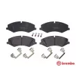 Jeu de 4 plaquettes de frein avant BREMBO P 44 024 - Visuel 1