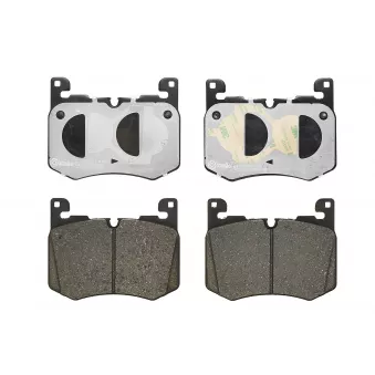 Jeu de 4 plaquettes de frein avant BREMBO P 44 030