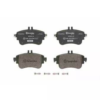 Jeu de 4 plaquettes de frein avant BREMBO P 50 094X