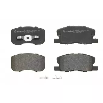 Jeu de 4 plaquettes de frein avant BREMBO P 54 046