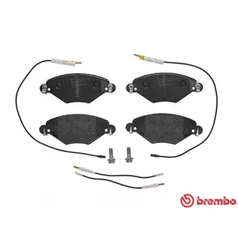 Jeu de 4 plaquettes de frein avant BREMBO P 61 071