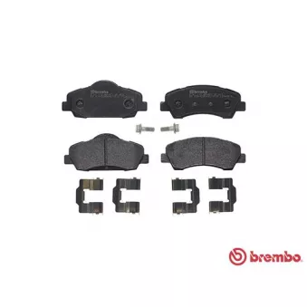 Jeu de 4 plaquettes de frein avant BREMBO P 61 113