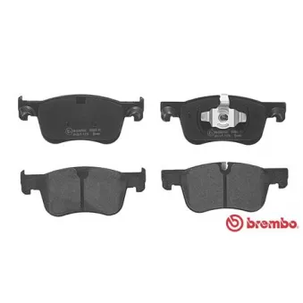 Jeu de 4 plaquettes de frein avant BREMBO P 61 116