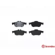 Jeu de 4 plaquettes de frein arrière BREMBO P 68 057 - Visuel 1