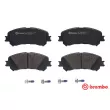 Jeu de 4 plaquettes de frein avant BREMBO P 68 067 - Visuel 1