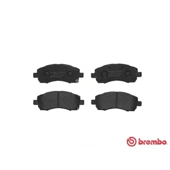 Jeu de 4 plaquettes de frein avant BREMBO P 78 009