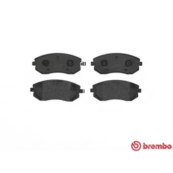 Jeu de 4 plaquettes de frein avant BREMBO P 78 013