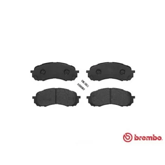 Jeu de 4 plaquettes de frein avant BREMBO P 78 015