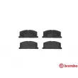 Jeu de 4 plaquettes de frein avant BREMBO P 83 011 - Visuel 1