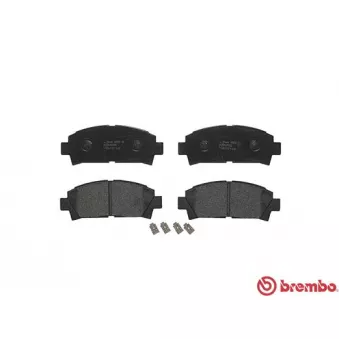 Jeu de 4 plaquettes de frein avant BREMBO P 83 028