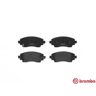 Jeu de 4 plaquettes de frein avant BREMBO P 83 042