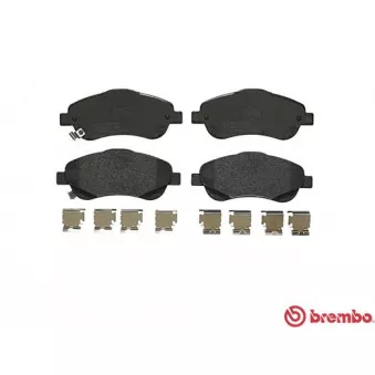 Jeu de 4 plaquettes de frein avant BREMBO P 83 046