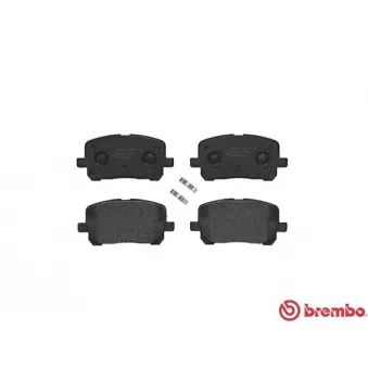 Jeu de 4 plaquettes de frein avant BREMBO P 83 061