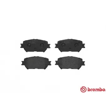 Jeu de 4 plaquettes de frein avant BREMBO P 83 062