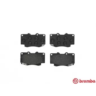 Jeu de 4 plaquettes de frein avant BREMBO P 83 069