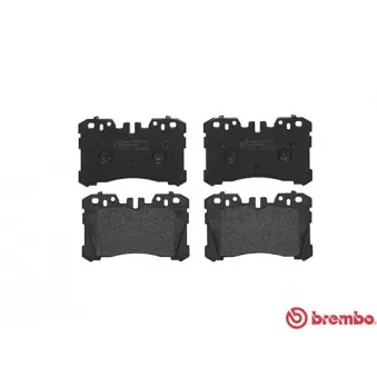 Jeu de 4 plaquettes de frein avant BREMBO P 83 075